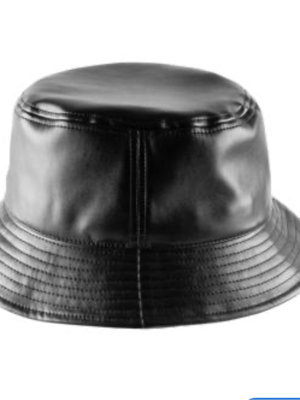 Babaton faux Leather bucket hat